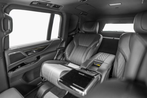 This Lexus LX 700 Looks Like Any Other Black SUV, Until Someone Throws A Grenade At It