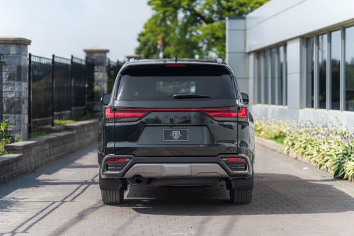 This Lexus LX 700 Looks Like Any Other Black SUV, Until Someone Throws A Grenade At It