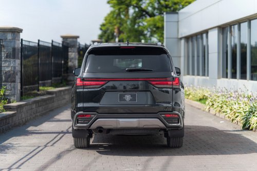 This Lexus LX 700 Looks Like Any Other Black SUV, Until Someone Throws A Grenade At It