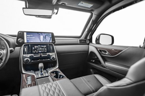 This Lexus LX 700 Looks Like Any Other Black SUV, Until Someone Throws A Grenade At It