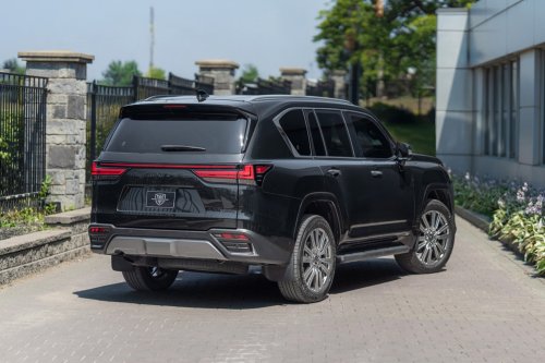 This Lexus LX 700 Looks Like Any Other Black SUV, Until Someone Throws A Grenade At It