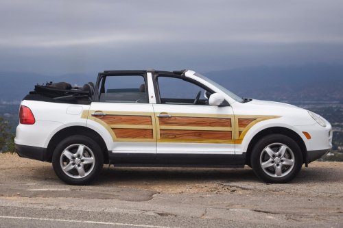 This Cayenne V8 Convertible’s Wood Is Fake, Its $11,315 Price Is Not