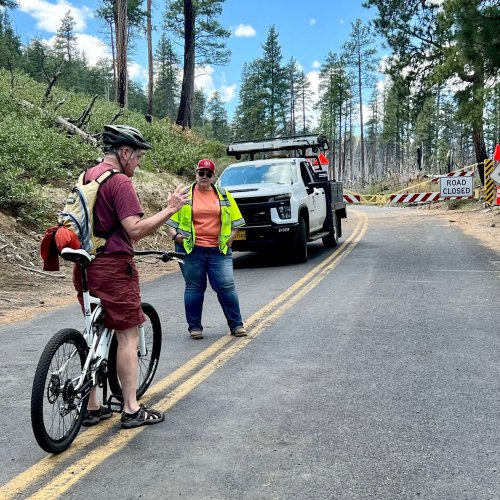 Oregon Fed Up With Cyclists Sneaking Past Closed Highway And Riding Into Chainsaws