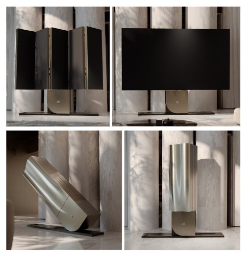 Bugatti’s 137-Inch TV Disappears Into A Sideboard In 45 Seconds