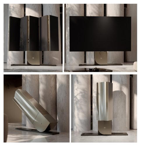 Bugatti’s 137-Inch TV Disappears Into A Sideboard In 45 Seconds