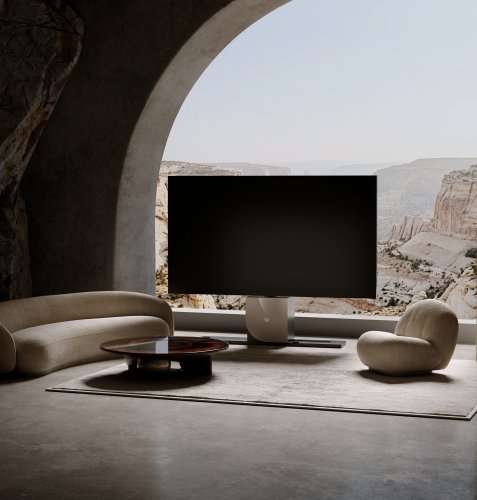 Bugatti’s 137-Inch TV Disappears Into A Sideboard In 45 Seconds