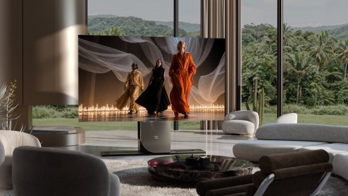 Bugatti’s 137-Inch TV Disappears Into A Sideboard In 45 Seconds