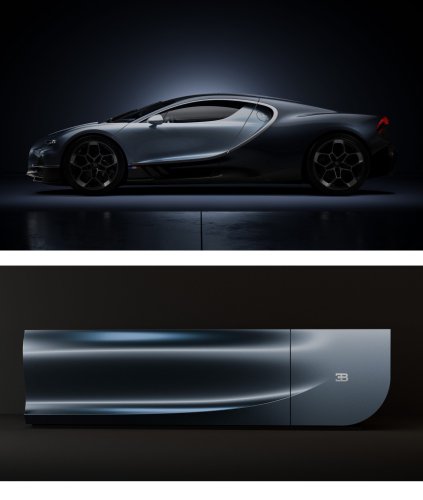 Bugatti’s 137-Inch TV Disappears Into A Sideboard In 45 Seconds