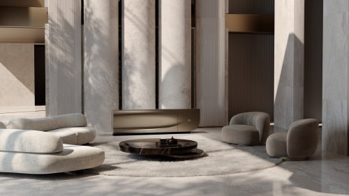 Bugatti’s 137-Inch TV Disappears Into A Sideboard In 45 Seconds