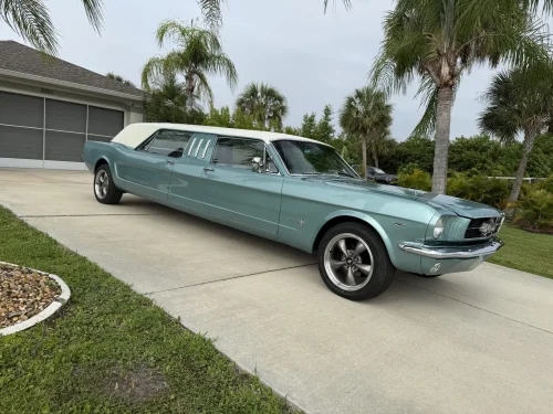 Eight-Seat 1966 Mustang Has Rear Doors That Used To Be Front Doors