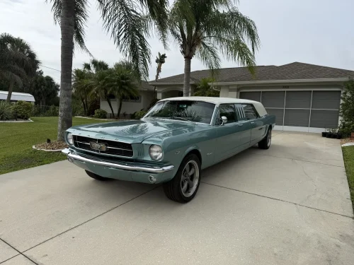Eight-Seat 1966 Mustang Has Rear Doors That Used To Be Front Doors