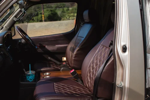 This $18K Toyota Van Hides A Private Bathroom With A Shower In The Back