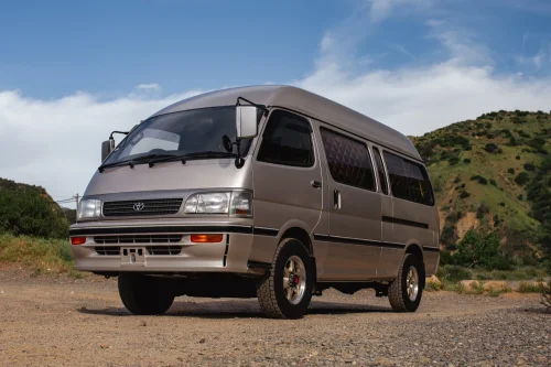 This $18K Toyota Van Hides A Private Bathroom With A Shower In The Back