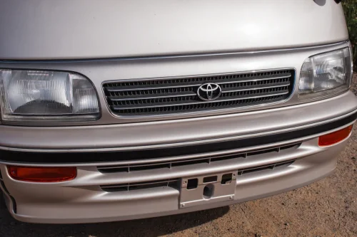 This $18K Toyota Van Hides A Private Bathroom With A Shower In The Back