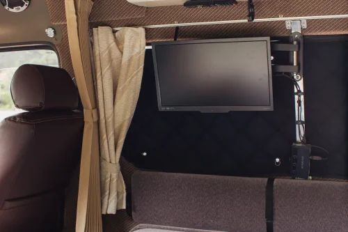 This $18K Toyota Van Hides A Private Bathroom With A Shower In The Back