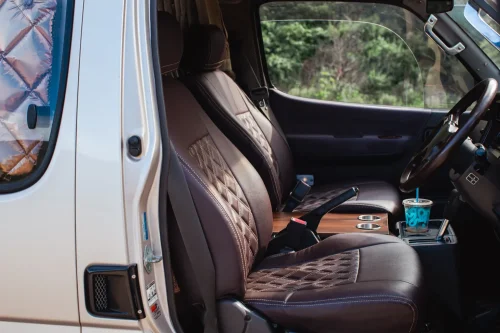 This $18K Toyota Van Hides A Private Bathroom With A Shower In The Back