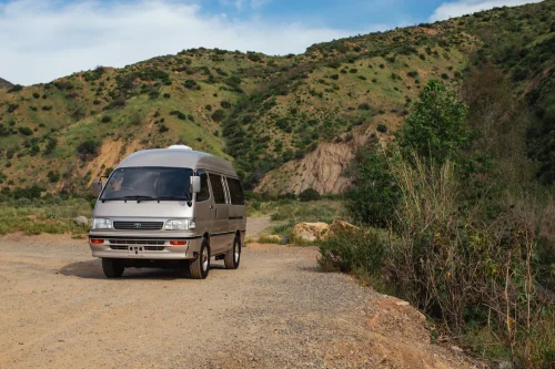 This $18K Toyota Van Hides A Private Bathroom With A Shower In The Back