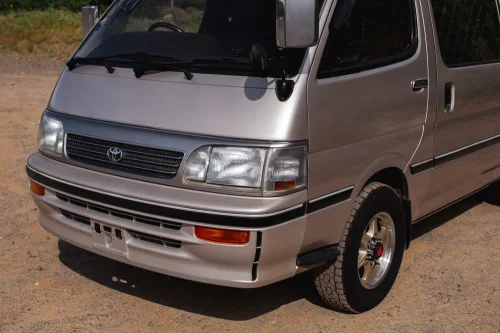 This $18K Toyota Van Hides A Private Bathroom With A Shower In The Back