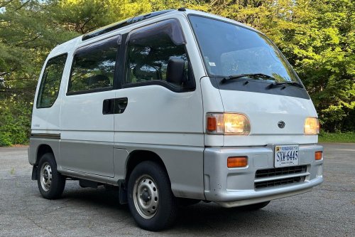 Subaru, This Subaru Kei Van Parks Like A Motorcycle But Swallows Half Your Garage