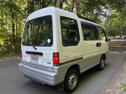 Subaru, This Subaru Kei Van Parks Like A Motorcycle But Swallows Half Your Garage