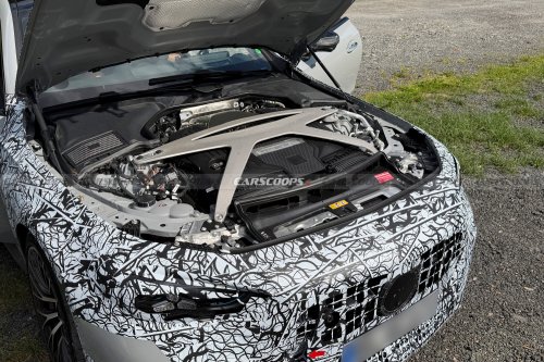 New Mercedes-AMG CLE 63 Reveals Its V8 Engine For The First Time