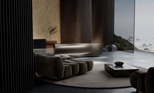 Bugatti’s 137-Inch TV Disappears Into A Sideboard In 45 Seconds