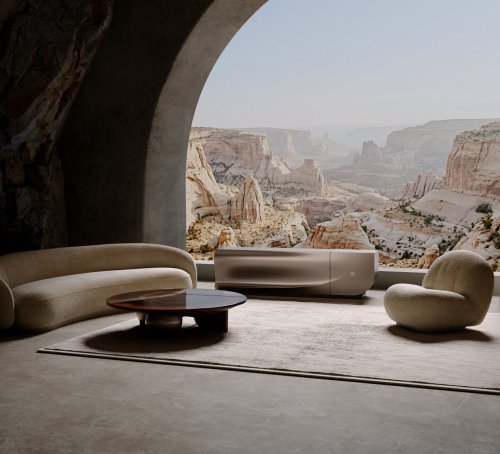 Bugatti’s 137-Inch TV Disappears Into A Sideboard In 45 Seconds