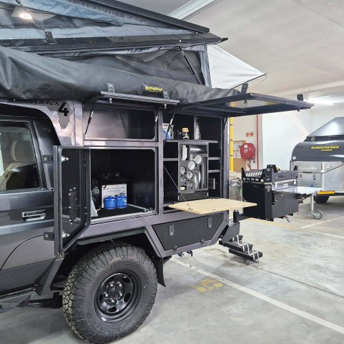 This Land Cruiser Camper Sleeps Four And Hides A Shower Cubicle