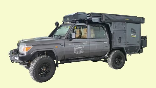 This Land Cruiser Camper Sleeps Four And Hides A Shower Cubicle