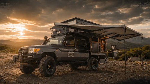This Land Cruiser Camper Sleeps Four And Hides A Shower Cubicle