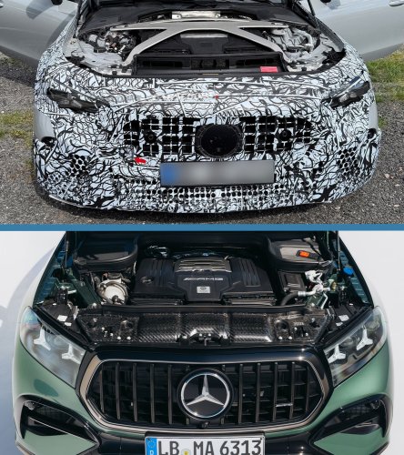 Mercedes, New Mercedes-AMG CLE 63 Reveals Its V8 Engine For The First Time