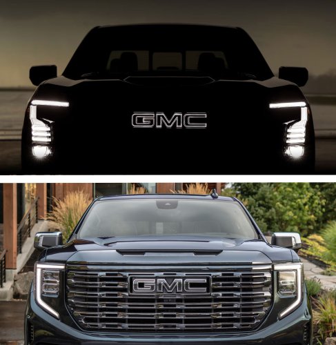 GMC Teases The 2027 Sierra And It Looks A Lot Like Its EV Sibling 