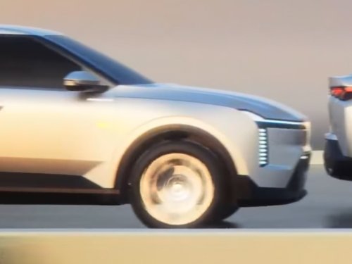 Mystery Chrysler SUV Looks Like A Cadillac Pretending To Be An Ioniq 5