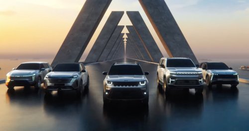 Chrysler, SUV, Cadillac, Mystery Chrysler SUV Looks Like A Cadillac Pretending To Be An Ioniq 5