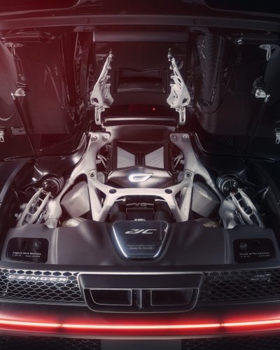 Czinger, Koenigsegg, This Rare Czinger 21C Has Fading Carbon Fiber To Make Koenigsegg Jealous