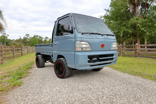 Honda, Honda’s Smallest Kei Pickup Tops Out At 55 MPH, But It’s Got Race Tires