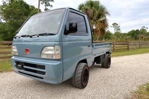 Honda, Honda’s Smallest Kei Pickup Tops Out At 55 MPH, But It’s Got Race Tires
