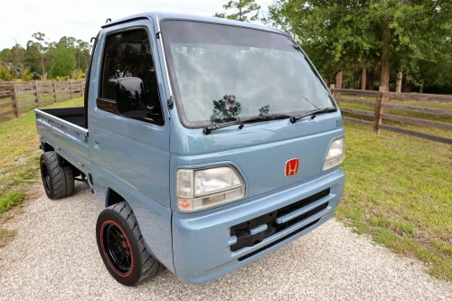 Honda, Honda’s Smallest Kei Pickup Tops Out At 55 MPH, But It’s Got Race Tires
