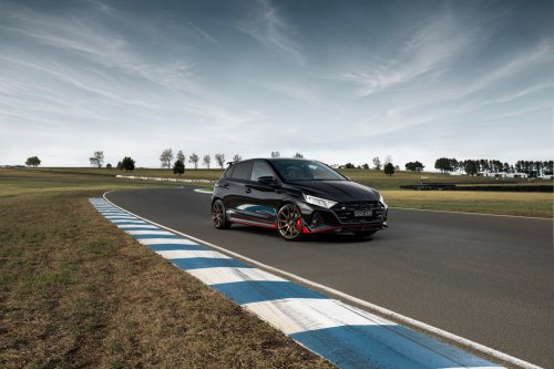 Hyundai’s Last Manual i20 N Has Floor Mats Shaped Like Its Tires
