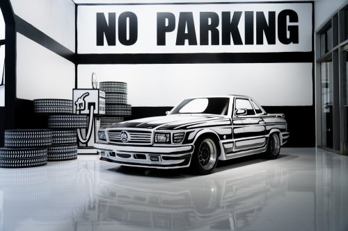 These Cars Are Real, But Your Brain Sees Comic Book Sketches