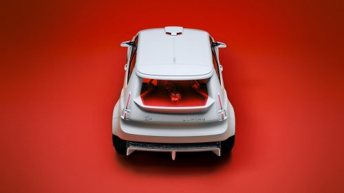 Alpine And Lacoste Built A Crocodile-Tailed Rally Car