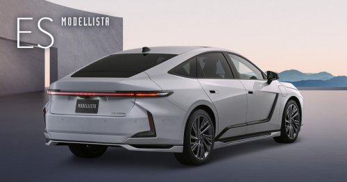 Japan’s Lexus ES Offers A Splitter Up Front And A Foot Deodorizer Down Below