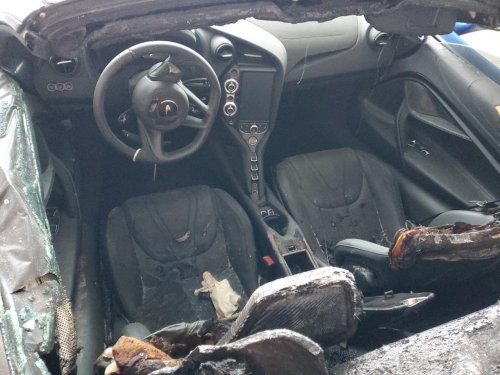 A 1-Of-765 McLaren Died In A Michigan Fire, And Bidders Smell A Deal