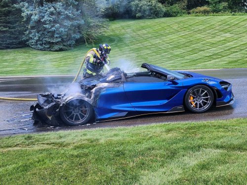 McLaren, A 1-Of-765 McLaren Died In A Michigan Fire, And Bidders Smell A Deal