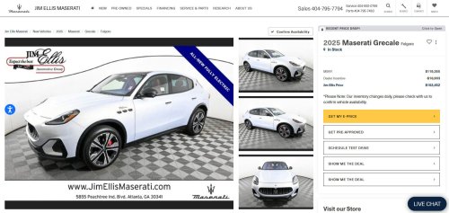 Maserati, Maserati Dealers Are Knocking $20,000 Off The Grecale EV, And It Still Seems Overpriced