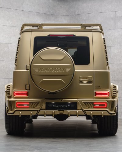 Mansory’s Latest G-Wagen Has More Gold Than Fort Knox