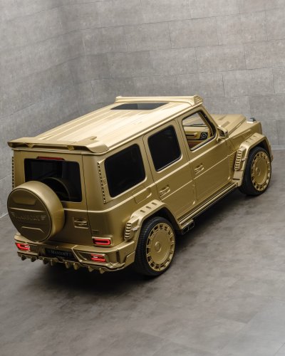 Mansory’s Latest G-Wagen Has More Gold Than Fort Knox