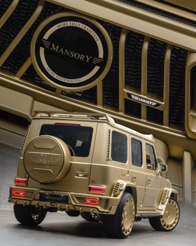 Mansory’s Latest G-Wagen Has More Gold Than Fort Knox