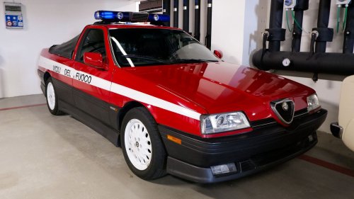 Alfa Romeo, Alfa Romeo Once Turned Its Flagship Sedan Into A Pickup To Fight Fires