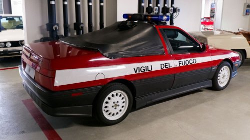 Alfa Romeo, Alfa Romeo Once Turned Its Flagship Sedan Into A Pickup To Fight Fires